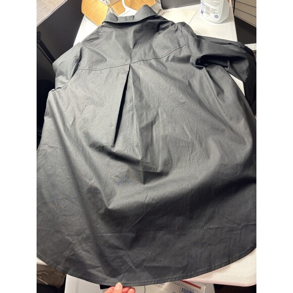 Attitudes by Renee Curved Hem Button Down M - Picture 13 of 14